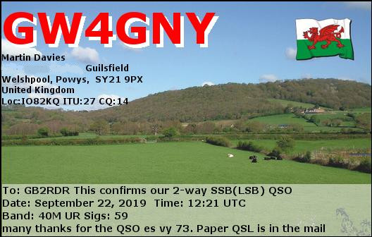 eQSL Card 16