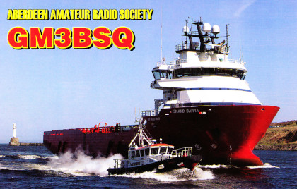 GM3BSQ QSL card from 2013